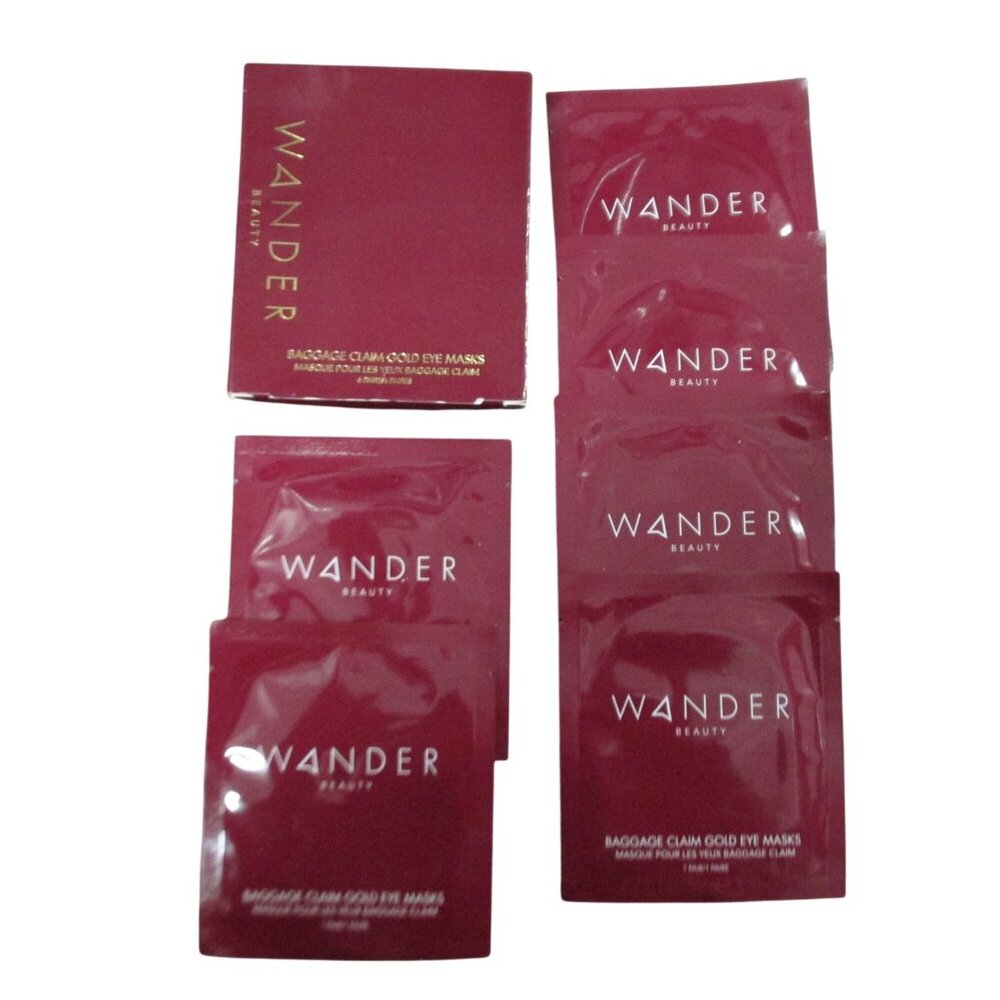 Wander Beauty Baggage Claim Eye Masks - Gold (6 pair) - Picture 3 of 6